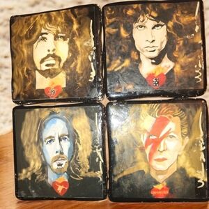 Rock Legend Coasters Set